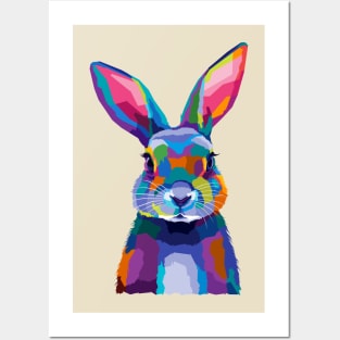 Rabbit Wpap Pop Art Posters and Art